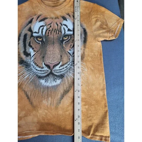 3D Tees by THE MOUNTAIN 2011 Jeremy Paul Tiger Tie Dye Graphic T Shirt Small - Picture 6 of 7